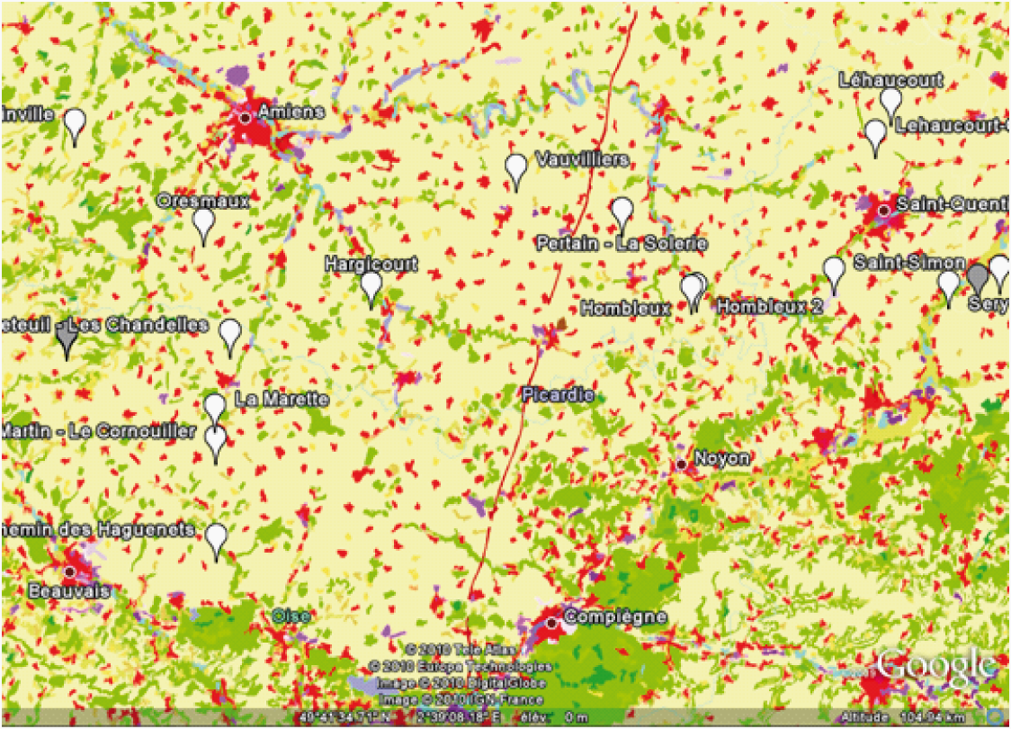 Exemple Eolien+ land cover