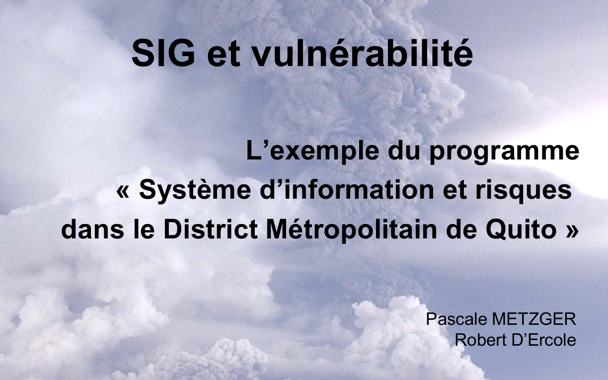 SIG_vulnérabilité